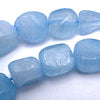44 Large Baby-Blue Aquamarine Nuggets Beads -  Natural
