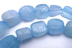 44 Large Baby-Blue Aquamarine Nuggets Beads -  Natural