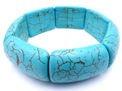 Wonderful Chunky Blue Turquoise Bracelet