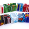 64 x 6mm Dramatic Medley of Colour Millefiori Cube Beads