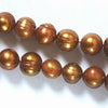Majestic Bronze-Gold Pearls - 9mm