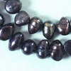 Roasted-Burgandy Biwa Pearl String