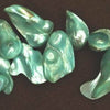 Wild-Shape Aqua Green Blister Pearl Beads
