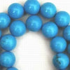 Large 12mm Ocean Blue Turquoise Beads