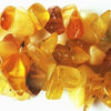 Yellow Peruvian Opal Chip Bead String - 32-inch Long