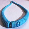 Blue Turquoise Disc Beads - Graduated 8mm to 4mm