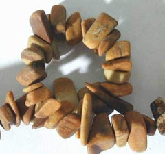 Unusual Picture Jasper Chip String