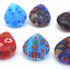 Beautiful Millefori Teardrop Beads - Colourful!