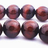 Natural Unusual Red Tiger Eye Beads - polished!  8mm or 6mm