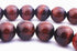 Natural Unusual Red Tiger Eye Beads - polished!  8mm or 6mm