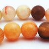 Luscious  Orange Botswana Agate Beads -  10mm