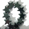 Glittering Hematite 8mm Star Beads