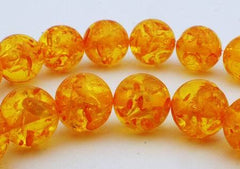 Enchanting Yellow Amber Beads- 8mm or 10mm
