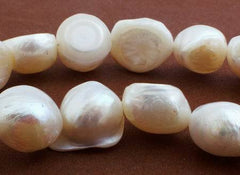 Large White Baroque Pearls - 10mm or 12mm