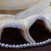 Glamorous Lustrous 8mm White Pearl Necklace