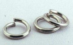 100 Quality Jump Rings - 6mm x 0.5mm