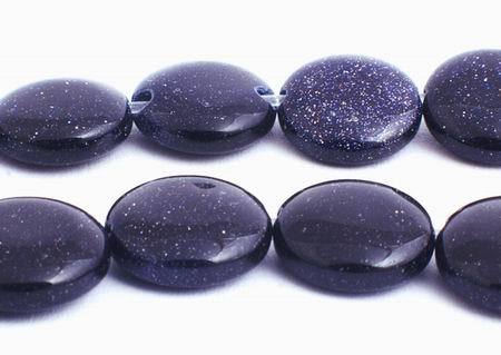 Sparking Bluestone Button Beads