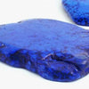 Two Huge Royal Blue Turquoise Slab Beads - 53mm x 42mm