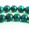 Enchanting Deep-Sea Green Fossil Beads - 4mm
