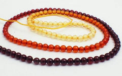 Graduated Amber Light-Yellow to Dark-brown - 4mm or 10mm