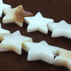 43 Silky Mother-of-Pearl Star Beads