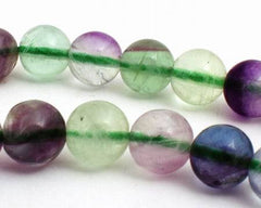 Calming Fluorite Beads 6mm or 8mm - Beautiful Quality!