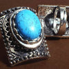 Glamorous Victorian Blue Turquoise Ring