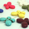 11 Large Rainbow Turquoise Summer Butterfly Beads - Unusual!