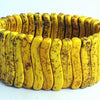 Chunky Summer Goldenrod Yellow Turquoise Bracelet
