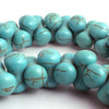 70 Unusual Blue Turquoise Siamese Beads