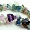 Enchanting Rainbow Fluorite Chip Beads - Long 32-inch String
