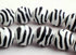 Large Striking 12mm Zebra Plastic Beads