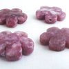 4 Attractive Noondevite Tourmaline Flower Beads