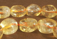 Ravishing Natural Citrine Nugget Beads