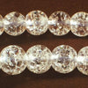 Magical Crackle Rock Crystal Beads - 4mm, 6mm, 8mm,10mm- For Classy Jewellery!