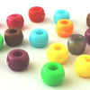 200 Colourful Rondelle Pony Beads - 9mm x 6mm