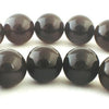 Devil Black Natural Obsidian Beads - 4mm, 6mm or 8mm