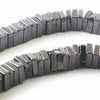 400 Unusual Sleek Shiny Hematite 3mm Square Wafer Heishi Beads