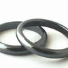 Large Shiny Sleek Devil-Black Hematite Ring