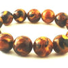 Chunky Shiny 14mm Old Amber Bead Bracelet