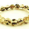 Distinctive White Amber Bead Bracelet