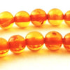 Versatile Light Brandy Amber Beads- 4mm or 8mm