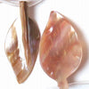 Unusual Mother-of-Pearl Leaf Bead String