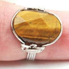 Beautiful Faceted Tigers Eye Stone Ring - for protection