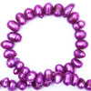 Morning Glory Purple Top-drilled Pearls