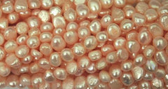 Champagne Biwa Pearls - 6mm