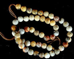Colourful Natural Crazy Lace Agate Bead  - 6mm & 8mm