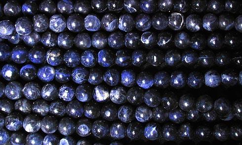 Beautiful Space-Blue Sodalite Beads - 4mm or 8mm