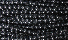 Round Black Non -Magnetic Hematite Beads - 4mm, 6mm , 8mm or 10mm String