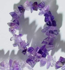 Royal Amethyst Chip Beads - Long String